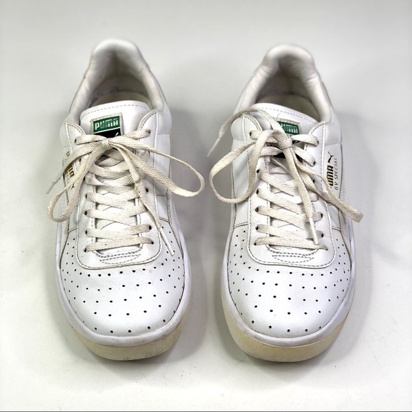 Puma GV Special white leather dad sneakers perforated toe - Picture 9 of 10